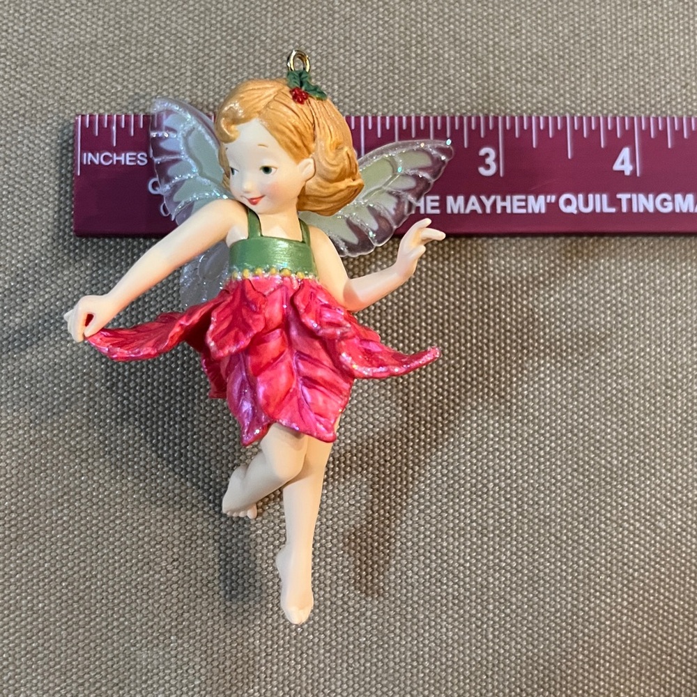 Poinsettia Fairy  1st in the Series 2095 Fairy Messenger - Picture 8 of 8